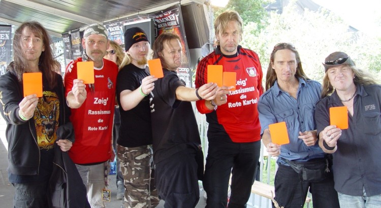 Gamma Ray zeigen Rassismus die Rote Karte